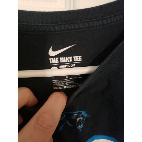 Nike Greg olson carolina panthers large tshirt - Picture 1 of 5
